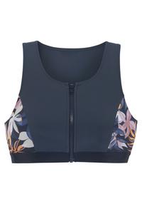 LASCANA Active Crop-Bikini-Top Bikini Oberteil Damen - nachtblau bedruckt