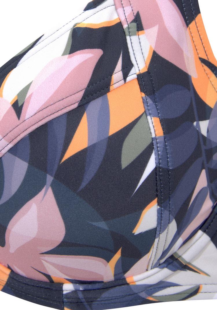 LASCANA Active LASCANA Active B&uuml;gel-Bikini-Top Bikini Oberteil Damen - nachtblau bedruckt - 0 | SportScheck