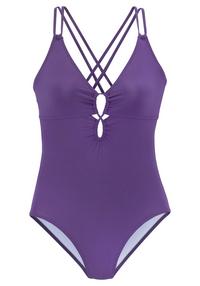 S.OLIVER Badeanzug Badeanzug Damen - lila