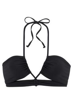 S.OLIVER Bandeau-Bikini-Top Bikini Oberteil Damen schwarz