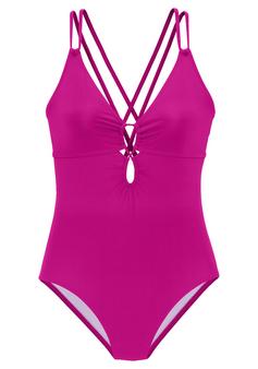 S.OLIVER Badeanzug Badeanzug Damen pink
