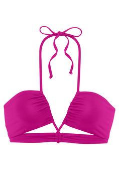 S.OLIVER Bandeau-Bikini-Top Bikini Oberteil Damen pink