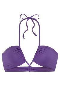 S.OLIVER Bandeau-Bikini-Top Bikini Oberteil Damen - lila