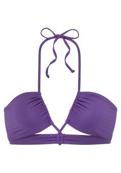 S.OLIVER Bandeau-Bikini-Top Bikini Oberteil Damen lila