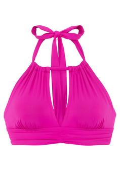 S.OLIVER Bustier-Bikini-Top Bikini Oberteil Damen pink