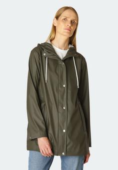 Rückansicht von Ilse Jacobsen RAIN228FR Regenjacke Damen army