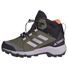 adidas GTX Organizer Mid GORE-TEX Wanderschuh Winterschuhe Kinder Olive Strata / Silver Dawn / Amber Tint