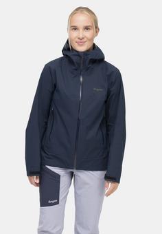 Rückansicht von Bergans of Norway Vaagaa Allround Hardshelljacke Damen navy blue