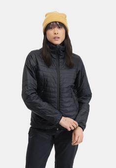 Rückansicht von Bergans of Norway Røros Light Outdoorjacke Damen schwarz