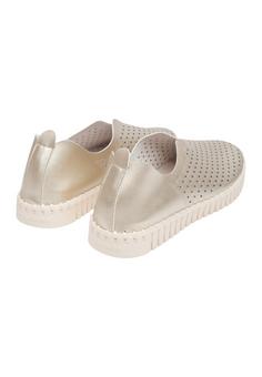 Rückansicht von Ilse Jacobsen TULIP3576 Slipper Damen platin