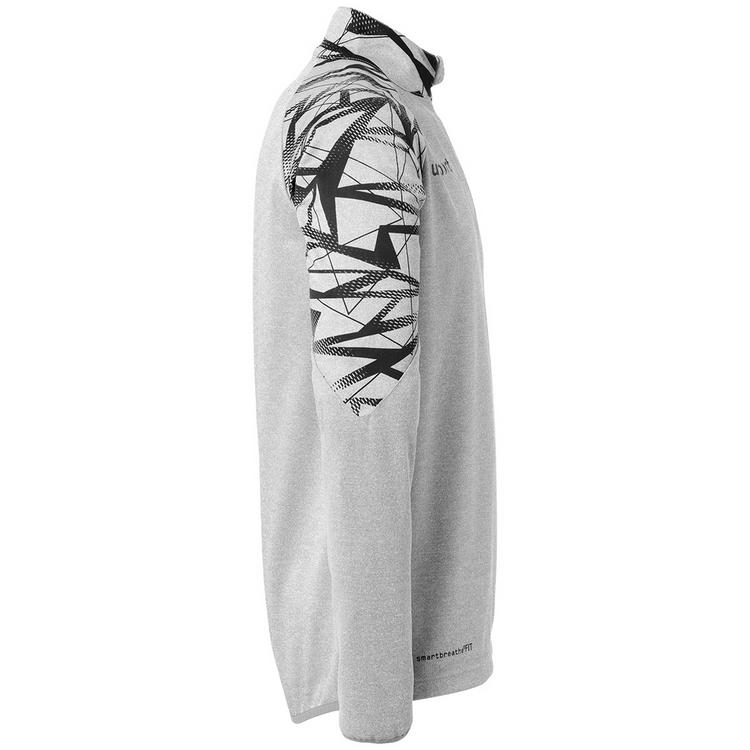 Uhlsport Uhlsport GOAL 25 1/4 ZIP TOP Funktionssweatshirt Kinder - dark grau melange - 1 | SportScheck