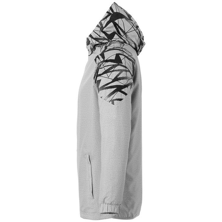 Uhlsport Uhlsport GOAL 25 EVO WOVEN HOOD JACKET Kapuzenjacke Kinder - dark grau melange - 0 | SportScheck