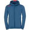 Kempa PLAYER HOOD JACKET Trainingsjacke - ice grau/fluo rot