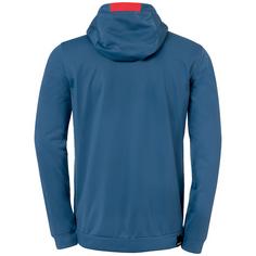 Rückansicht von Kempa PLAYER HOOD JACKET Trainingsjacke ice grau