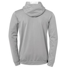 Rückansicht von Kempa PLAYER HOOD JACKET Trainingsjacke dark grau melange