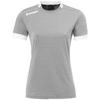 Kempa PLAYER TRIKOT WOMEN T-Shirt Damen - dark grau melange/wei&szlig;