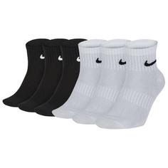 Nike Socken Freizeitsocken Schwarz/Weiß