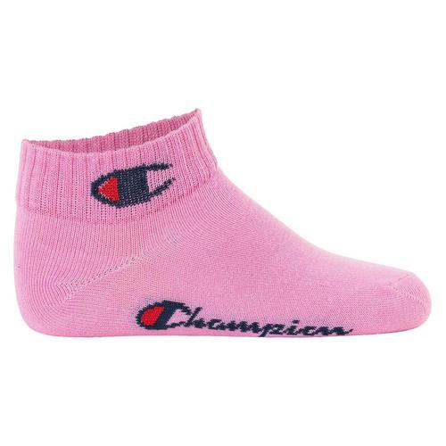 Rückansicht von CHAMPION Socken Socken Pink/Weiß/Blau