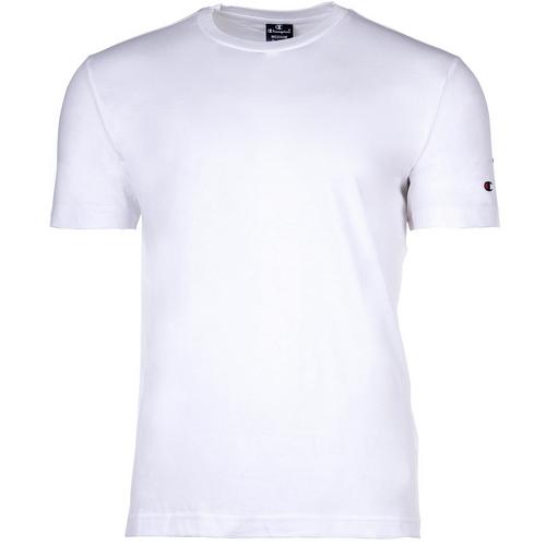 Rückansicht von CHAMPION T-Shirt T-Shirt Herren Weiß/Dunkelblau
