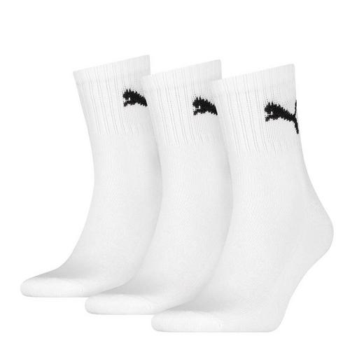 Rückansicht von PUMA Socken Freizeitsocken Weiß/Grau