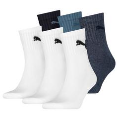 PUMA Socken Freizeitsocken Weiß/Blau