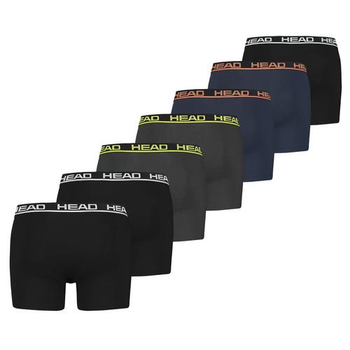 Rückansicht von HEAD Boxershort Hipster Herren Schwarz/Blau/Gelb/Orange