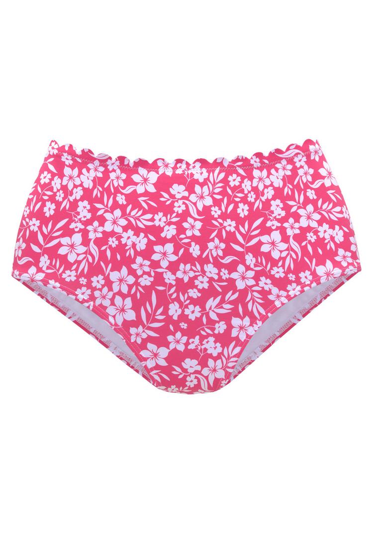 Vivance Vivance Bikini-Hose Bikini Hose Damen - neonpink-wei&szlig; - 0 | SportScheck