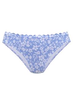 Vivance Bikini-Hose Bikini Hose Damen himmelblau-weiß