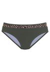 Lascana Bikini-Hose Bikini Hose Damen - oliv-leo
