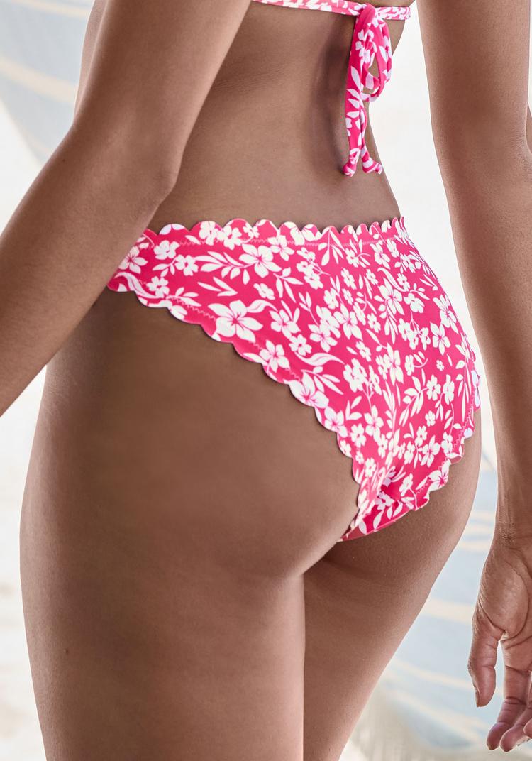 Vivance Vivance Bikini-Hose Bikini Hose Damen - neonpink-wei&szlig; - 0 | SportScheck