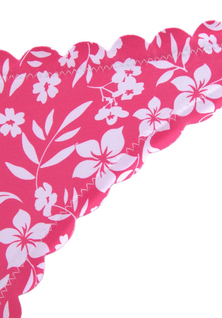 Vivance Vivance Bikini-Hose Bikini Hose Damen - neonpink-wei&szlig; - 1 | SportScheck