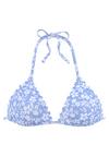 Vivance Triangel-Bikini-Top Bikini Oberteil Damen - himmelblau-wei&szlig;