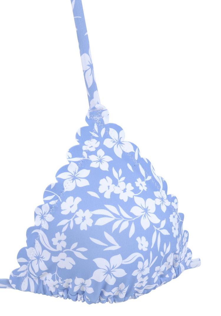 Vivance Vivance Triangel-Bikini-Top Bikini Oberteil Damen - himmelblau-wei&szlig; - 0 | SportScheck