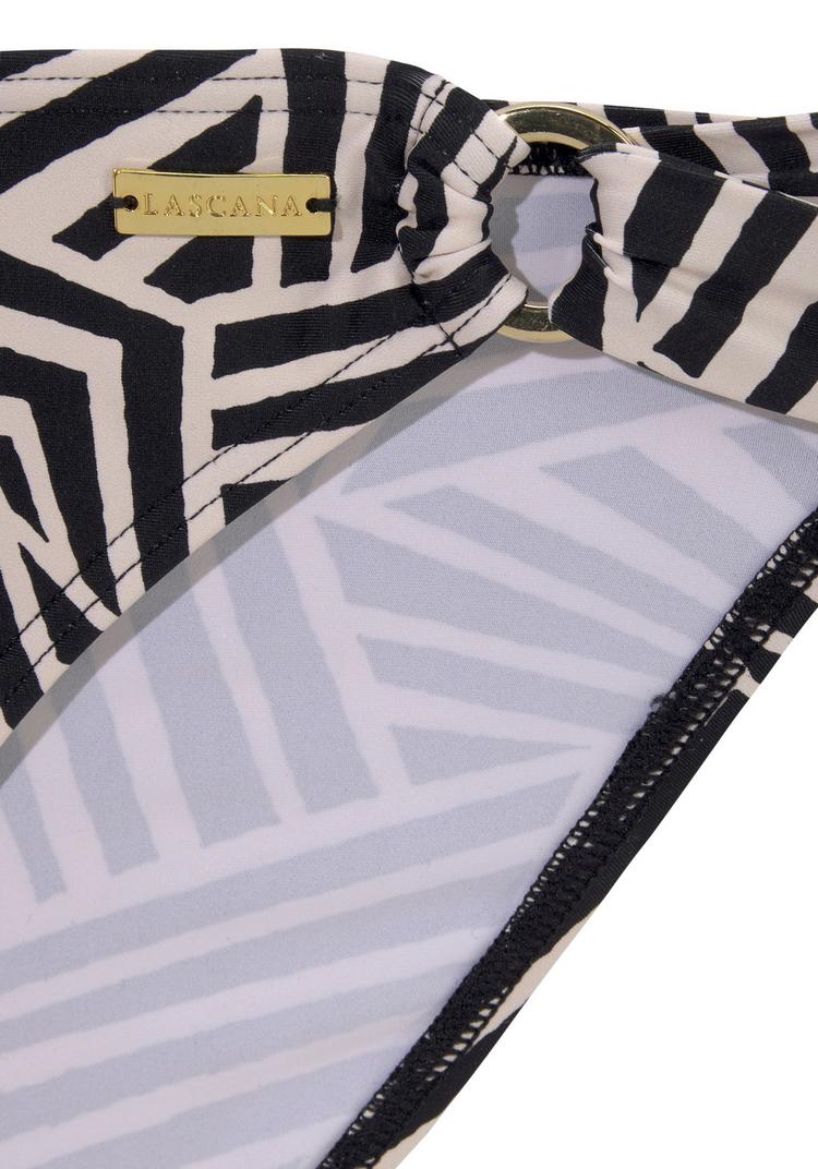 Lascana Lascana Bikini-Hose Bikini Hose Damen - schwarz-creme - 1 | SportScheck