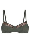 Lascana B&uuml;gel-Bikini-Top Bikini Oberteil Damen - oliv-leo