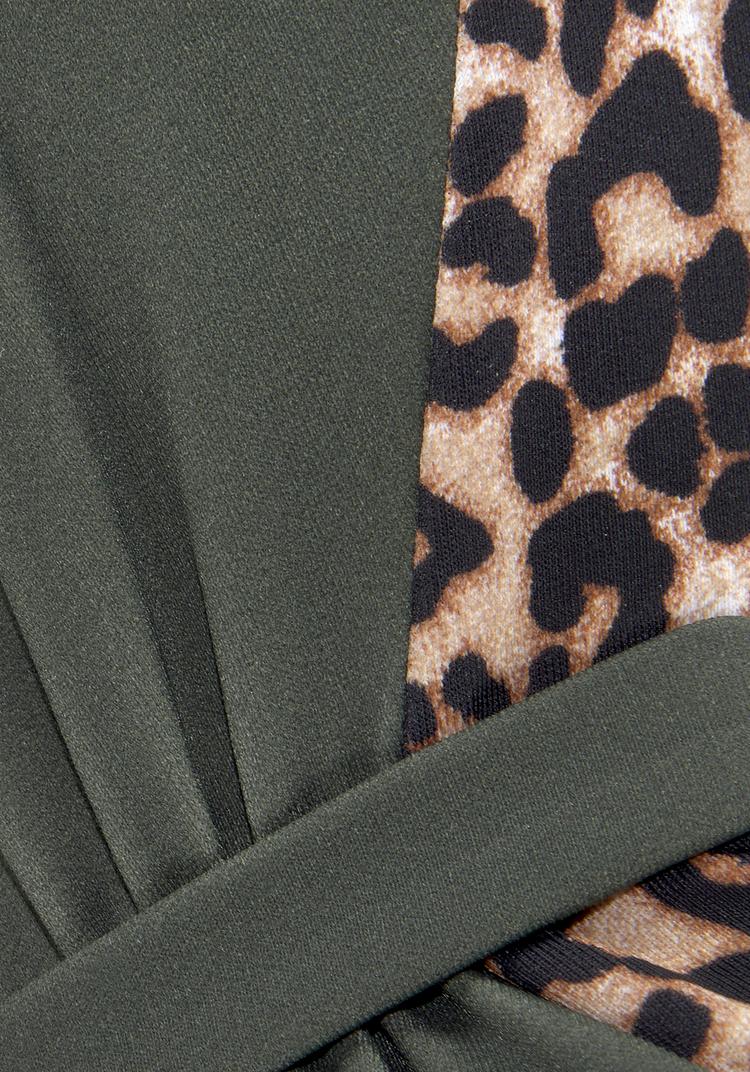 Lascana Lascana B&uuml;gel-Bandeau-Bikini-Top Bikini Oberteil Damen - oliv-leo - 2 | SportScheck