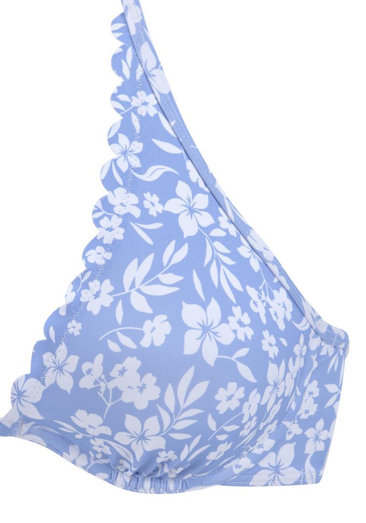 Vivance Vivance B&uuml;gel-Bikini-Top Bikini Oberteil Damen - himmelblau-wei&szlig; - 0 | SportScheck
