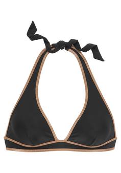 BRUNO BANANI Triangel-Bikini-Top Bikini Oberteil Damen schwarz