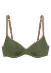 BRUNO BANANI B&uuml;gel-Bikini-Top Bikini Oberteil Damen - oliv