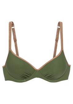 BRUNO BANANI Bügel-Bikini-Top Bikini Oberteil Damen oliv