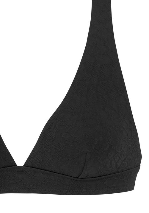 Rückansicht von Buffalo Triangel-Bikini-Top Bikini Oberteil Damen schwarz