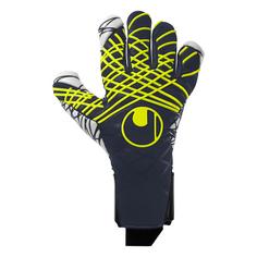 Uhlsport Prediction Ultragrip SC Torwarthandschuhe Kinder marine/weiß/fluo gelb