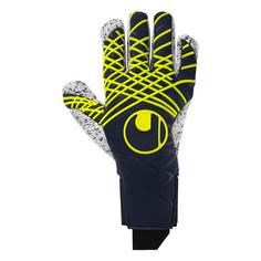 Uhlsport Prediction Supergrip+ Finger Surround Torwarthandschuhe Kinder marine/weiß/fluo gelb