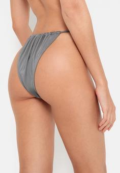 Rückansicht von LSCN by Lascana Bikini-Hose Bikini Hose Damen silber