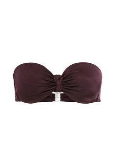 LSCN by Lascana Bandeau-Bikini-Top Bikini Oberteil Damen aubergine