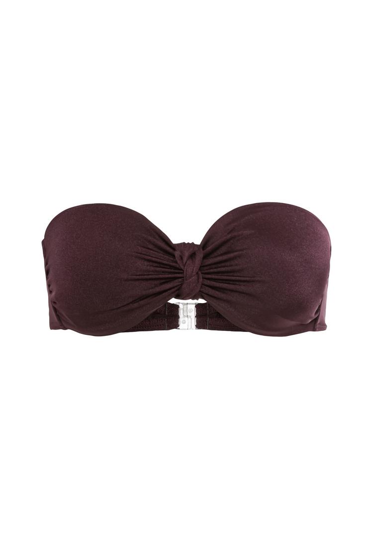 LSCN by Lascana LSCN by Lascana Bandeau-Bikini-Top Bikini Oberteil Damen - aubergine - 0 | SportScheck