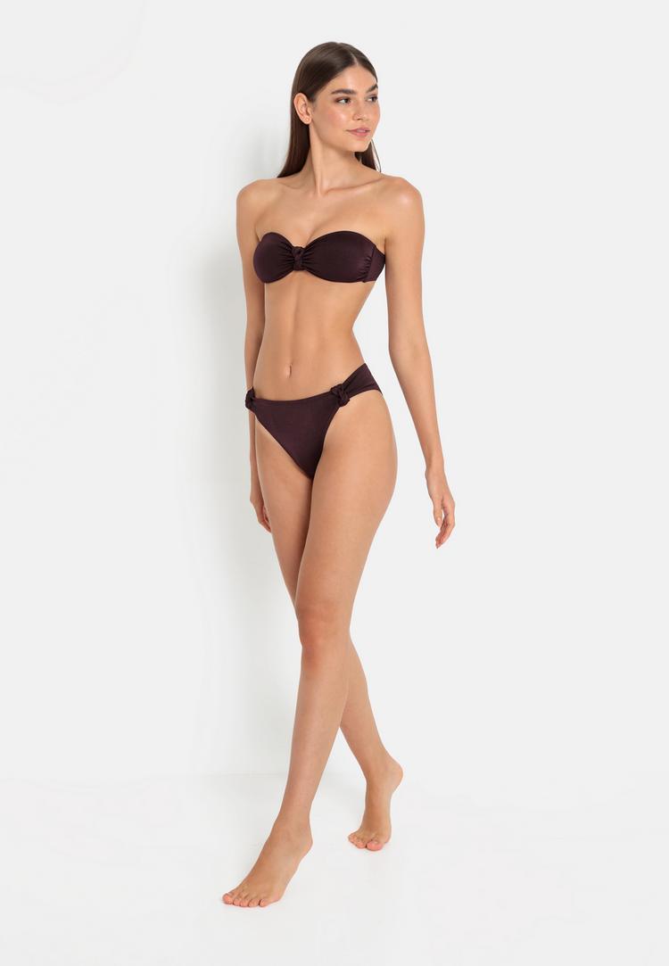 LSCN by Lascana LSCN by Lascana Bandeau-Bikini-Top Bikini Oberteil Damen - aubergine - 2 | SportScheck