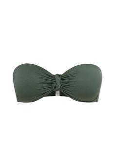 LSCN by Lascana Bandeau-Bikini-Top Bikini Oberteil Damen oliv