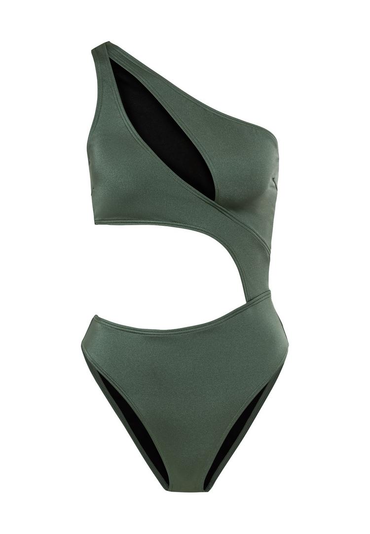 LSCN by Lascana LSCN by Lascana Monokini Badeanzug Damen - oliv - 0 | SportScheck
