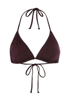 LSCN by Lascana Triangel-Bikini-Top Bikini Oberteil Damen aubergine